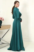 Zen Tesettür Abiye Zümrüt thumbnail 3