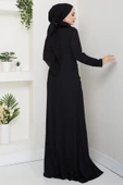 Eylül Tesettür Abiye Siyah - 3