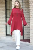 Armin Tesettür Tunik Kırmızı thumbnail 1