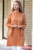 Esila Tesettür Tunik Camel thumbnail 1