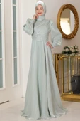 Bahar Tesettür Abiye Mint thumbnail 1