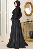 Yağmur Tesettür Abiye Siyah - 3
