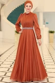 Dila Tesettür Abiye Kiremit thumbnail 1