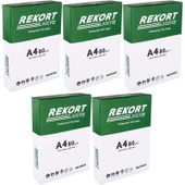 Mopak Rekort A4 80GR/M2 Fotokopi Kağıdı 2500 Adet (5PK*500) - 1
