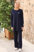 Cemre Tesettür Takım Lacivert thumbnail 1