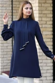 Işıl Tesettür Tunik Lacivert thumbnail 1