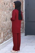 Cemre Tesettür Takım Bordo thumbnail 3