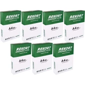Mopak Rekort A4 80GR/M2 Fotokopi Kağıdı 3500 Adet (7PK*500) - 1
