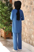 Cemre Tesettür Takım Mavi thumbnail 3