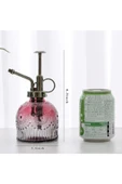 Şık Tasarımlı Ev Bahçe Saksı Çiçeklerine Özel Cam Bitki Sulama Fıskiyesi Kolonya Şişesi 200ML Kırmzı - 5