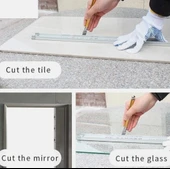 Elmas Kalem Cam Kesici Fayans Kesici Kendinden Yağlama Yağı Besleme Uçlu Cam Kesici Metal Saplı - 5