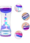 1 Adet Eğlenceli Rahatlatıcı Damla Akışlı Renkli Sıvı Kum Saati Ofis Ev İçin Dekoratif Masa Oyuncağı thumbnail 3