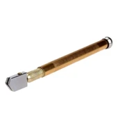 Elmas Kalem Cam Kesici Fayans Kesici Kendinden Yağlama Yağı Besleme Uçlu Cam Kesici Metal Saplı - 2