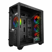 PowerBoost VK-C12B USB 3.2 RGB ATX Mid Tower Siyah Kasa thumbnail 6