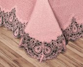 Farah Brokar Güpürlü Pike Takımı Pudra thumbnail 2