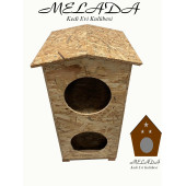 Melada Mobilya Sokak Hayvanları Kedi Evi (DUBLEX 1) - 3