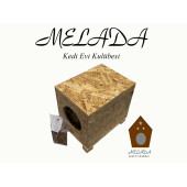 Melada Mobilya Sokak Hayvanları Kedi Evi Dikdörtgen - 3