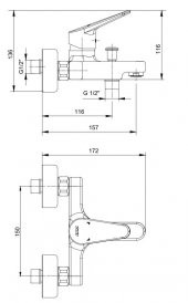Eca Spylos Banyo Duş Bataryası 20 Yıl Garanti 102102494 thumbnail 2