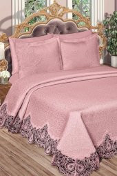 Farah Brokar Güpürlü Pike Takımı Pudra thumbnail 4