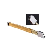 Elmas Kalem Cam Kesici Fayans Kesici Kendinden Yağlama Yağı Besleme Uçlu Cam Kesici Metal Saplı - 1