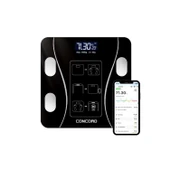 Concord C-W01 Dijital Akıllı Bluetooth Baskül - Siyah - Pil Hediyelidir - 1