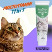 Brave Paws Multivitamin Paste for Cats Günlük Vitamin Desteği 100 Gr - 3