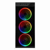 PowerBoost VK-C12B USB 3.2 RGB ATX Mid Tower Siyah Kasa thumbnail 2