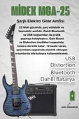 Midex Crade-25AMP Blue Rosewood Super Strat Kasa HH Yüksek Kaliteli 25W Amfili Elektro Gitar Seti thumbnail 2