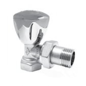 Eca 1/2 Rv3 Krom Köşe Radyatör Valfi 602120749 - 1