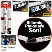 Carub Plaka Yazma Kalemi Siyah Bilyalı Vakum thumbnail 2