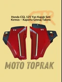 Honda CGL 125 Yan Kapak Seti Kırmızı – Kaporta Grenaj Takımı thumbnail 1
