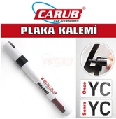 Carub Plaka Yazma Kalemi Siyah Bilyalı Vakum thumbnail 1