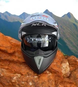 NCR-158 ÇENE AÇILIR GÖZLÜKLÜ E-CE BELGELİ KASK MAT SİYAH thumbnail 5