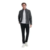 Erkek PU Deri Mont 10620 Siyah - 1