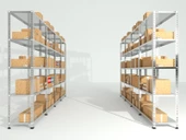 4 Katlı Galvaniz Çelik Raf - Depo, Arşiv, Kiler, Dosya, Market, Bakkal Rafı - 3