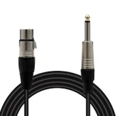 Magicvoice LD379B 6.3 Mm Mono Erkek Canon Dişi 5 Metre Kablo thumbnail 1