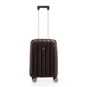 MÇS Bavul Orta ve Kabin 2li Set Silikon Valiz V305 Kahve/Şamp thumbnail 5