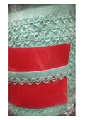 Çamaşır Lastiği Dantelli 1 cm 75 Metre 1 Top Su Yeşili - 1