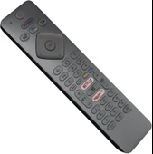 philips ile uyumlu Model 65PUS7354/12 Mikrofonlu Smart TV Kumanda-Gri thumbnail 3