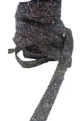 Silikonlu Yapıştırma Taş 1 cm Siyah 5 Metre - 1