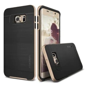 VRS Galaxy S6 Edge Plus ile Uyumlu High Pro Shield Kılıf Gold - 1