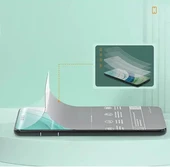 Xiaomi REDMİ NOTE 8 PRO Uyumlu Nano Ekran Koruyucu Şeffaf Hd Esnek 250UM Kalın - MAXXPRO - 5