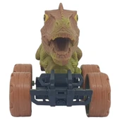 Sürtmeli Dinazor Arabalar 12 cm - H-20 - Stegosaurus -Kahverengi - 3