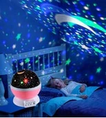 Monalisa Home Dönen Star Mastar Star Projeksiyon LED Gece Lambası USB Tavan Yıldız Yansıtma Işığı - 1