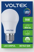 9W E27 LED Ampul Beyaz Işık 806 Lümen - 3