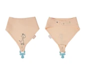 Babyjem Emzik Askılı Müslin Önlük 837 Somon thumbnail 1