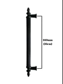 Plastik Siyah Kulp Mobilya ve Dolap Kulpu(SİYAH)(96MM - 128MM - 160MM) Siyah 160mm 160mm - 1 ADET thumbnail 4