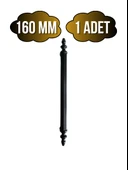 Plastik Siyah Kulp Mobilya ve Dolap Kulpu(SİYAH)(96MM - 128MM - 160MM) Siyah 160mm 160mm - 1 ADET thumbnail 1