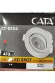 7W LED Spot Beyaz Kasa Beyaz Işık - 3