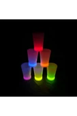 6 Adet Glow Parti Shot Bardak Karanlıkta Parlayan Fosforlu Yılbaşı Neon Tekila Kokteyl Bardağı thumbnail 8